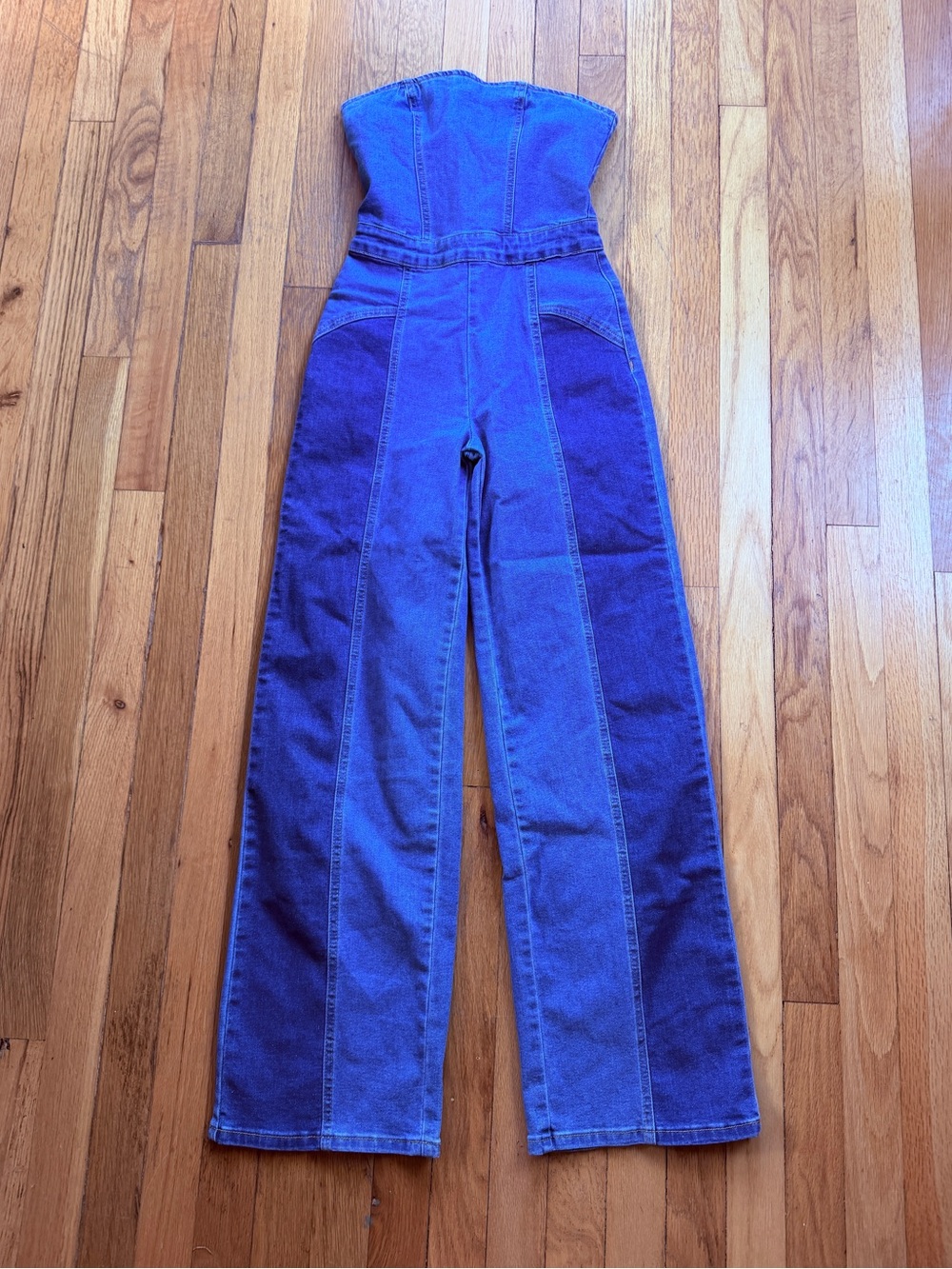 Pretty little thing denim jumpsuit